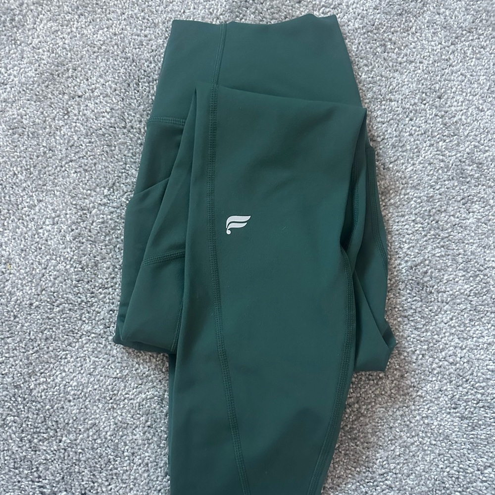 Fabletics Dark Green Track Pants